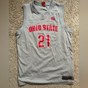 Nike Ohio State Red and Gray Jersey